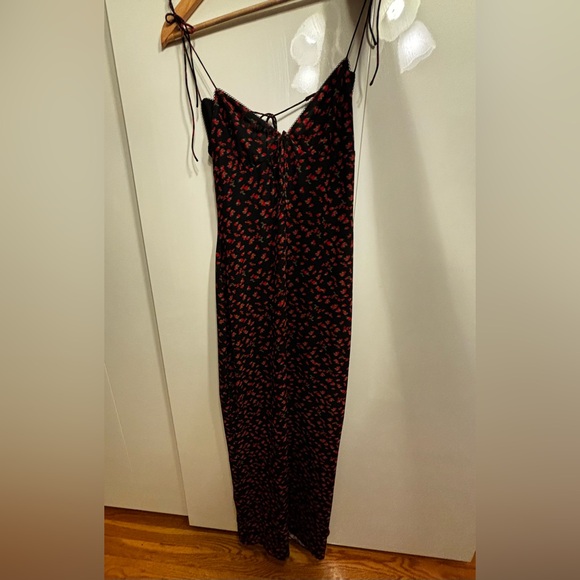 White Fox-New Beginnings Maxi Dress Red Rose - Picture 2 of 4